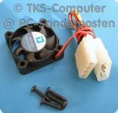 40 x 40 Ersatzlüfter für Gehäuse und CPU, 4 Pin Strom