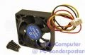 50 x 50 Ersatzlüfter für Gehäuse und CPU, 12 Volt, 6000 rpm