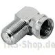 Sat F-Adapter F-Stecker auf F-Kupplung 90
